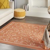 image:imageNourison Home Home amp Garden IndoorOutdoor Orange 10 x 13 Area Rug Easy Cleaning Non Shedding Bed Room Living Room Dining Room Kitchen 10x13Orange
