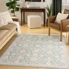 image:imageNourison Home Isla Ivory 53 x 7 Area Rug  Easy Clean Non Shedding Bed Room Living Room Dining Room Kitchen 5 x 7Blue