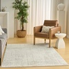 image:imageNourison Home Ivory Hues Ivory Grey 9 x 12 Area Rug  Easy Clean Non Shedding Bed Room Living Room Dining Room Kitchen 9 x 12