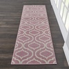 image:imageNourison Home Jubilant Grey 53 x 73 Area Rug  Easy Clean Non Shedding Bed Room Living Room Dining Room Kitchen 5 x 7Pink