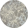 image:imageNourison Home Jubilant Grey 53 x Round Area Rug  Easy Clean Non Shedding Bed Room Living Room Dining Room Kitchen 5 x RoundGrey