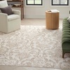 image:imageNourison Home Jubilant Ivory Beige 6 x 9 Area Rug  Easy Clean Non Shedding Bed Room Living Room Dining Room Kitchen 6 x 9