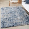 image:imageNourison Home Luxurious Shag Light Blue 9 x 12 Area Rug  Easy Clean Non Shedding Bed Room Living Room Dining Room Kitchen 9 x 12Light Blue
