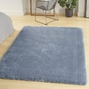 image:imageNourison Home Luxurious Shag Silver 9 x 12 Area Rug  Easy Clean Non Shedding Bed Room Living Room Dining Room Kitchen 9 x 12Light Blue