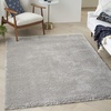 image:imageNourison Home Luxurious Shag Silver 9 x 12 Area Rug  Easy Clean Non Shedding Bed Room Living Room Dining Room Kitchen 9 x 12Silver