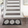 image:imageNourison Home Modern Passion Ivory Grey 6 x 9 Area Rug  Easy Clean Non Shedding Bed Room Living Room Dining Room Kitchen 6 x 9BlackGrey