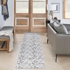 image:imageNourison Home Nourison Washables Ivory Multicolor 3 x 5 Area Rug  Easy Clean Non Shedding Bed Room Living Room Dining Room Kitchen 3 x 5Grey Multicolor