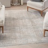 image:imageNourison Home Nyle Traditional Ivory Blue 710 x 101 Area Rug Easy Cleaning Non Shedding Bed Room Living Room Dining Room Kitchen 8x10Buff