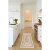 image:imageNourison Home Pardis Ivory Taupe 4 x 6 Area Rug  Easy Clean Non Shedding Bed Room Living Room Dining Room Kitchen 4 x 6Ivory Taupe
