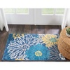 image:imageNourison Home Passion Ivory Multicolor 53 x 73 Area Rug  Easy Clean Non Shedding Bed Room Living Room Dining Room Kitchen 5 x 7Blue
