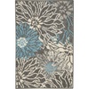 image:imageNourison Home Passion Ivory Multicolor 53 x 73 Area Rug  Easy Clean Non Shedding Bed Room Living Room Dining Room Kitchen 5 x 7CharcoalBlue