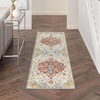 image:imageNourison Home Passion Ivory Multicolor 53 x 73 Area Rug  Easy Clean Non Shedding Bed Room Living Room Dining Room Kitchen 5 x 7Ivory Multicolor