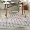 image:imageNourison Home Passion Ivory Multicolor 67 x 96 Area Rug  Easy Clean Non Shedding Bed Room Living Room Dining Room Kitchen 7 x 10Ivory Multicolor