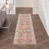 image:imageNourison Home Petra Traditional Vintage Rust 23 x 102 Area Rug Easy Clean Non Shedding Bed Room Living Room Dining Room Kitchen 2x10Ivory