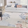 image:imageNourison Home Pompeii Coastal Nautical amp Beach IvoryMulti 53 x 73 Area Rug Easy Clean Non Shedding Bed Room Living Room Dining Room Kitchen 5x7710 x 910 Rectangular