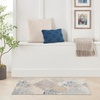 image:imageNourison Home Pompeii Ivory Grey Blue 3 x 5 Area Rug  Easy Clean Non Shedding Bed Room Living Room Dining Room Kitchen 3 x 5Ivory Grey Blue