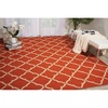 image:imageNourison Home Portico IndoorOutdoor Navy 8 x 106 Area Rug Easy Cleaning Non Shedding Bed Room Living Room Dining Room Backyard Deck Patio 8x11Orange