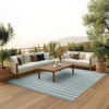 image:imageNourison Home Positano Aqua Ivory 10 x 14 Area Rug  Easy Clean Non Shedding Bed Room Living Room Dining Room Kitchen 10 x 14