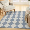 image:imageNourison Home Positano Beige 5 x 7 Area Rug  Easy Clean Non Shedding Bed Room Living Room Dining Room Kitchen 5 x 7Navy Blue