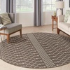 image:imageNourison Home Positano Natural 8 x Round Area Rug  Easy Clean Non Shedding Bed Room Living Room Dining Room Kitchen 8 x Round