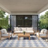 image:imageNourison Home Positano Yellow 6 x 9 Area Rug  Easy Clean Non Shedding Bed Room Living Room Dining Room Kitchen 6 x 9Navy Blue