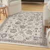 image:imageNourison Home Renewed Charcoal 6 x 9 Area Rug  Easy Clean Non Shedding Bed Room Living Room Dining Room Kitchen 6 x 9Ivory Multicolor