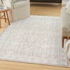 image:imageNourison Home Renewed Silver Ivory 6 x 9 Area Rug  Easy Clean Non Shedding Bed Room Living Room Dining Room Kitchen 6 x 9Silver Ivory
