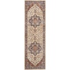image:imageNourison Home Reseda Traditional Cream 53 x 76 Area Rug Easy Clean Non Shedding Bed Room Living Room Dining Room Kitchen 5x8Cream