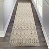 image:imageNourison Home Royal Moroccan Farmhouse BeigeGrey 23 x 10 Area Rug Easy Cleaning Non Shedding Bed Room Living Room Dining Room Kitchen 2x10Beige Blue