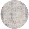 image:imageNourison Home Rustic Textures Traditional GreyBeige 53 x round Area Rug Easy Cleaning Non Shedding Bed Room Living Room Dining Room Kitchen 5 Round