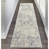 image:imageNourison Home Rustic Textures Traditional Vintage GreyBeige 53 x round Area Rug Easy Cleaning Non Shedding Bed Room Living Room Dining Room Kitchen 5 RoundIvoryGreyBlue