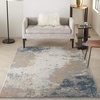 image:imageNourison Home Rustic Textures Vintage GreyBlue 53 x round Area Rug Easy Cleaning Non Shedding Bed Room Living Room Dining Room Kitchen 5 RoundGreyBlue