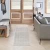 image:imageNourison Home Serenity Home Ivory 6 x 9 Area Rug  Easy Clean Non Shedding Bed Room Living Room Dining Room Kitchen 6 x 9Light Grey