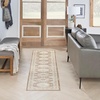 image:imageNourison Home Serenity Home Ivory Blue 9 x 12 Area Rug  Easy Clean Non Shedding Bed Room Living Room Dining Room Kitchen 9 x 12Ivory Mocha