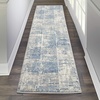 image:imageNourison Home Solace 5 x 7 Area Rug 53x73 IvoryGreyBlueIvoryGreyBlue