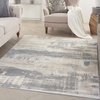 image:imageNourison Home Solace Ivory Grey Blue 8 x 10 Area Rug  Easy Clean Non Shedding Bed Room Living Room Dining Room Kitchen 8 x 1053 x 73 Rectangular