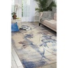 image:imageNourison Home Somerset Ivory Blue 2 x 29 Area Rug  Easy Clean Non Shedding Bed Room Living Room Dining Room Kitchen 2 x 3