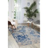 image:imageNourison Home Somerset Latte 2 x 29 Area Rug  Easy Clean Non Shedding Bed Room Living Room Dining Room Kitchen 2 x 3Blue