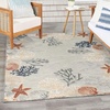 image:imageNourison Home Suncoast Grey Multicolor 710 x 910 Area Rug  Easy Clean Non Shedding Bed Room Living Room Dining Room Kitchen 8 x 10Grey Multicolor
