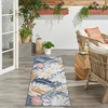 image:imageNourison Home Suncoast Multicolor 53 x 73 Area Rug  Easy Clean Non Shedding Bed Room Living Room Dining Room Kitchen 5 x 7Denim Multi