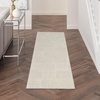 image:imageNourison Home Textured Home Beige Ivory 53 x 7 Area Rug  Easy Clean Non Shedding Bed Room Living Room Dining Room Kitchen 5 x 7Beige Ivory
