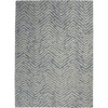 image:imageNourison Home Vail Indigo Ivory 53 x 73 Area Rug  Easy Clean Non Shedding Bed Room Living Room Dining Room Kitchen 5 x 7IndigoIvory