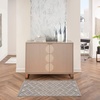 image:imageNourison Home Versatile Ivory White 3 x 5 Area Rug  Easy Clean Non Shedding Bed Room Living Room Dining Room Kitchen 3 x 5Silver Grey
