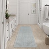 image:imageNourison Home Washable Charm Ivory 2 x 3 Area Rug  Easy Clean Non Shedding Bed Room Living Room Dining Room Kitchen 2 x 3Blue Ivory