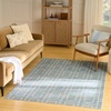 image:imageNourison Home Washable Charm Ivory 6 x 9 Area Rug  Easy Clean Non Shedding Bed Room Living Room Dining Room Kitchen 6 x 9Blue Ivory