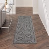 image:imageNourison Palamos IndoorOutdoor Dark Grey 810 x 1110 Area Rug Easy Cleaning Non Shedding Bed Room Living Room Dining Room Backyard Deck Patio 9x12Dark Grey