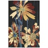 image:imageNourison South Beach IndoorOutdoor Black 8 x 106 Area Rug Easy Cleaning Non Shedding Bed Room Living Room Dining Room Backyard Deck Patio 8x11Black