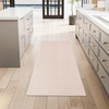 image:imageNourison Textured Home Ivory Rose 23 x 76 Area Rug  Easy Clean Non Shedding Bed Room Living Room Dining Room Kitchen 8 Runner