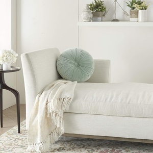 image:imageMina Victory Sofia Indoor Celadon 16 x 16 Round Throw Pillow