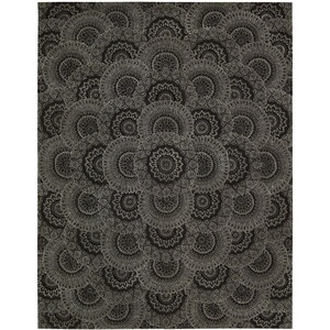 image:imageNourison Home 2000 Traditional BlackGrey 79 x 99 Area Rug Easy Cleaning Non Shedding Bed Room Living Room Dining Room Kitchen 8x10BlkGrey
